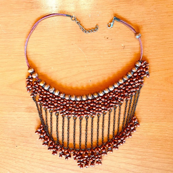 Jewelry - Tribal Bead & Chain Necklace